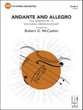 Andante and Allegro Orchestra sheet music cover